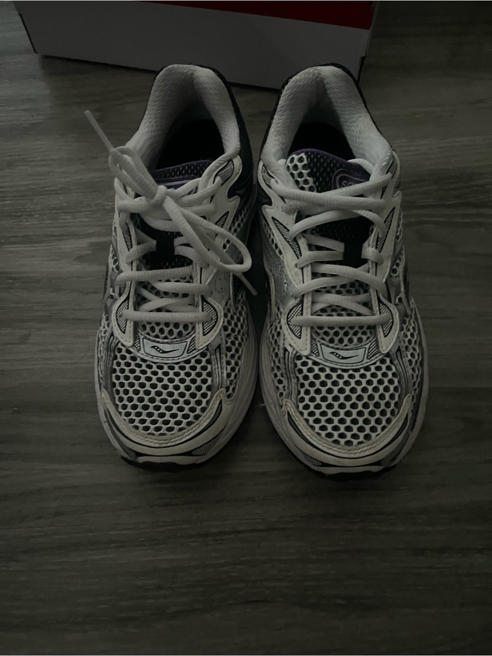 Saucony ProGrid Omni 9 Box - Silver and Purple